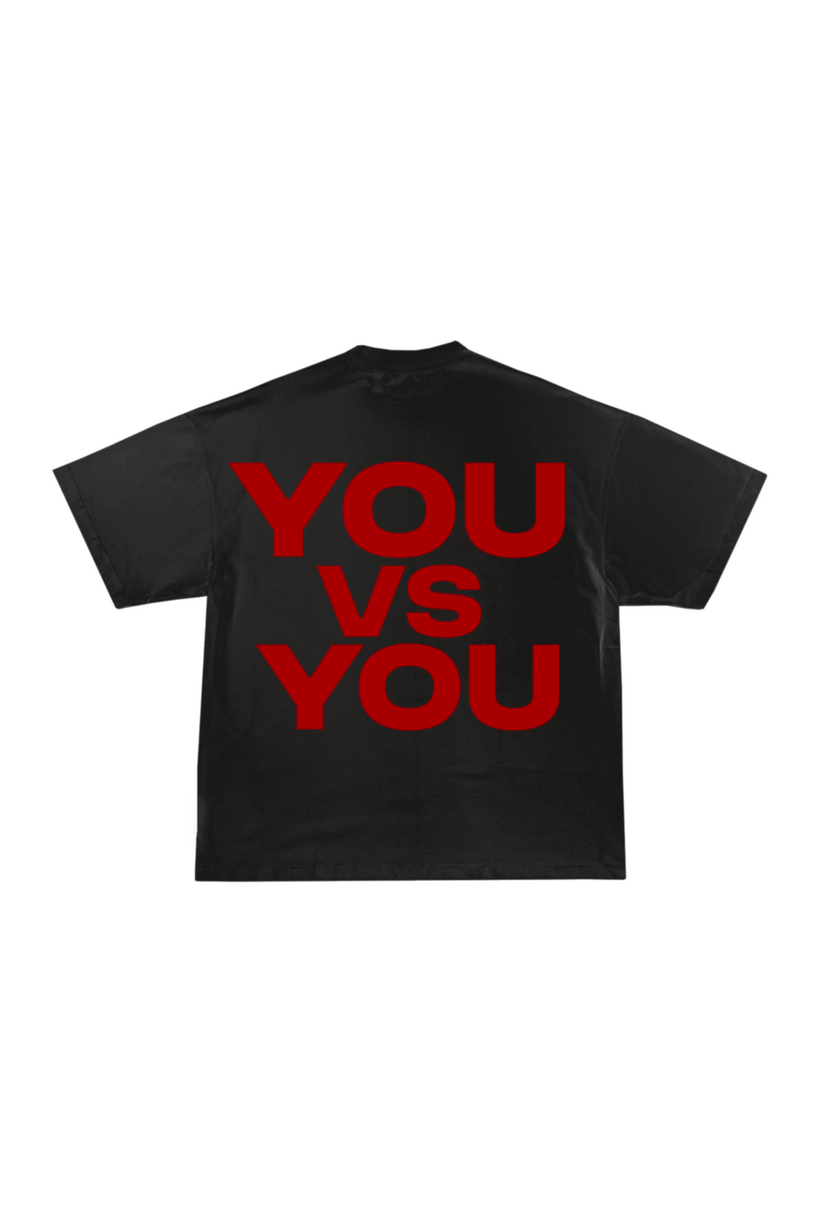 "YOU vs YOU" 001 red logo tee