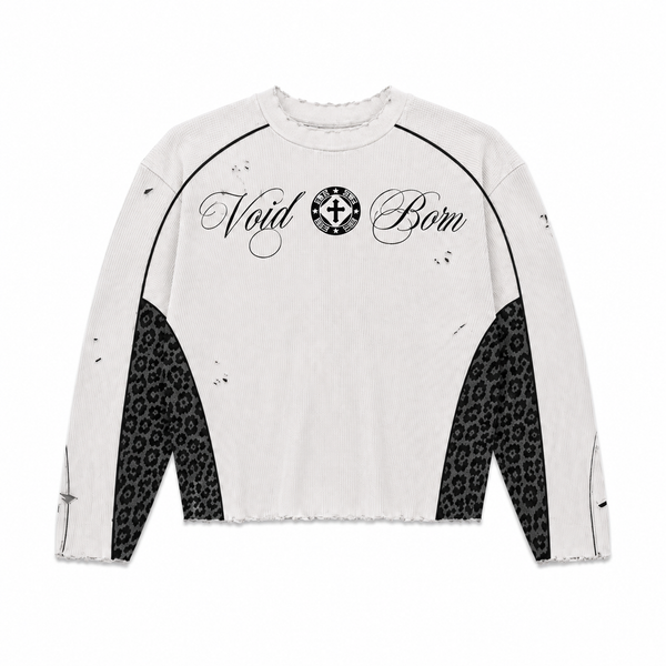 Thermal long sleeve "Born from the Void" Bone